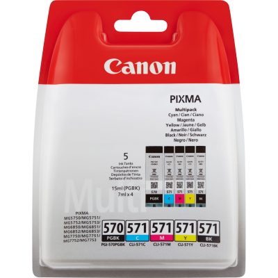 Tinta Canon PGI570+CLI571 Multipack