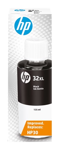 Tinta HP 32XL negro botella 135 ml