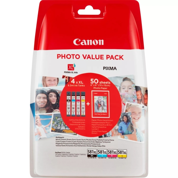Tinta Canon PGI580+CLI581 Multipack