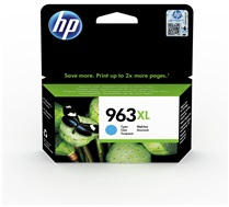Tinta HP 963 cian XL