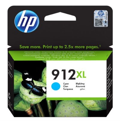 Tinta HP 912 cian XL