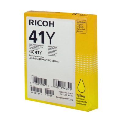 Tinta Gel Ricoh GC41Y amarillo