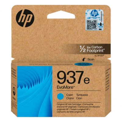 Tinta HP 937e cian EvoMore