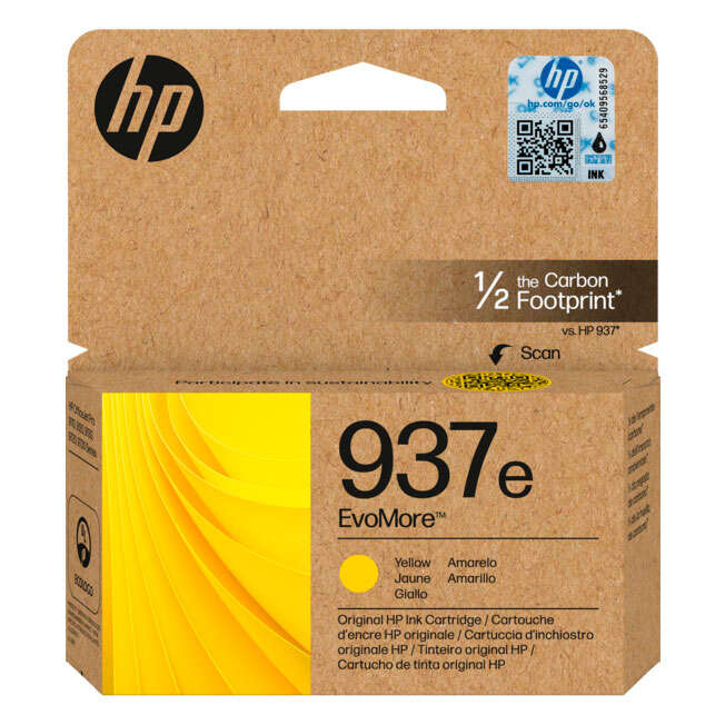 Tinta HP 937e amarillo EvoMore
