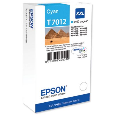 Tinta Epson T7012 cian