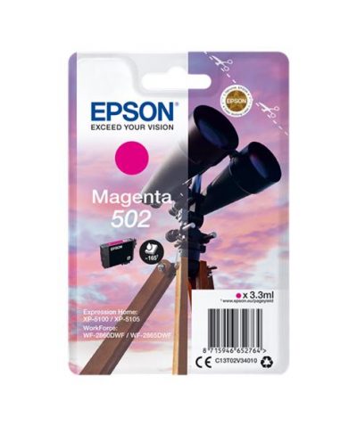 Tinta Epson T02V3 magenta 502