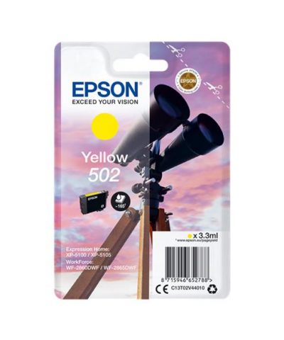 Tinta Epson T02V4 amarillo 502