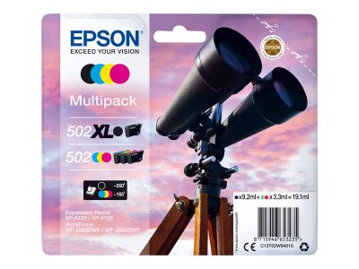 Tinta Epson T02W9 Multipack 502 negro XL