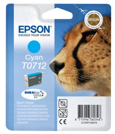 Tinta Epson T0712 cian