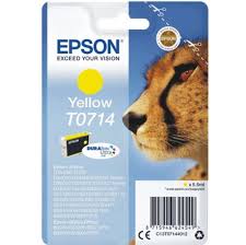 Tinta Epson T0714 amarillo