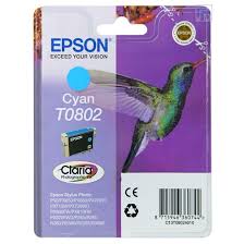 Tinta Epson T0802 cian