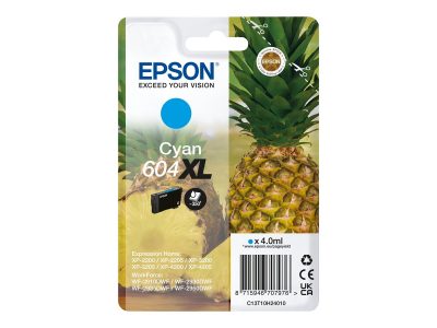 Tinta Epson T10H2 cian XL 604