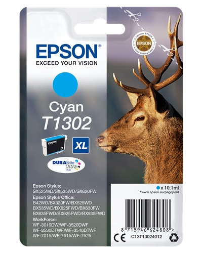 Tinta Epson T1302 cian XL