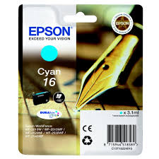 Tinta Epson T1622 cian