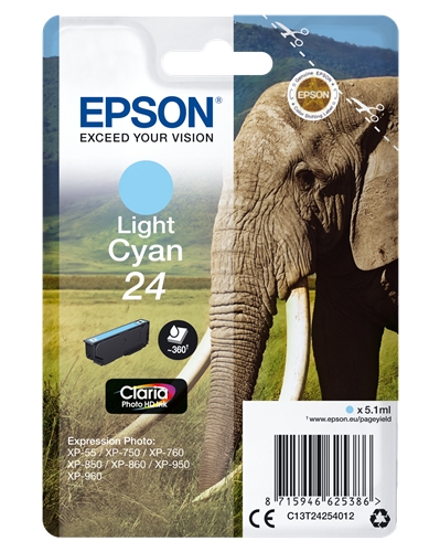 Tinta Epson T2425 cian claro