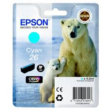 Tinta Epson T2612 cian