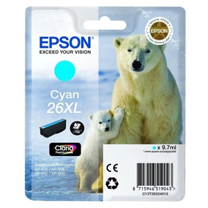 Tinta Epson T2632 cian XL