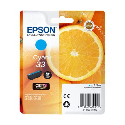 Tinta Epson T3342 cian