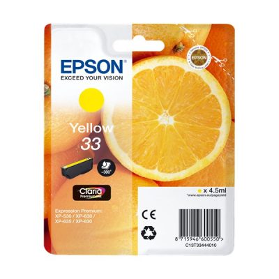 Tinta Epson T3344 amarillo