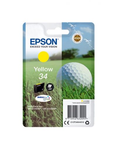 Tinta Epson T3464 amarillo