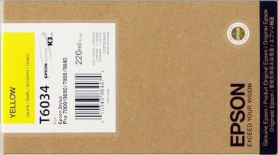 Tinta Epson T6034 amarillo