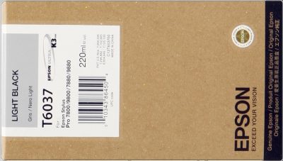 Tinta Epson T6037 negro light