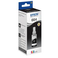 Tinta Epson T6641 negro botella 70 ml