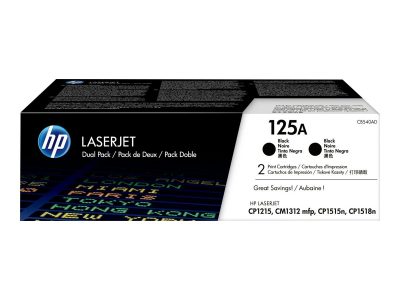 Toner HP 125A negro pack doble