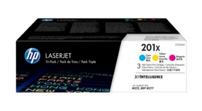 Toner HP 201X pack 3 colores C/M/Y