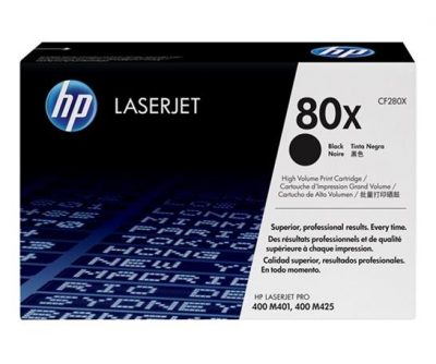 Toner HP 80X negro