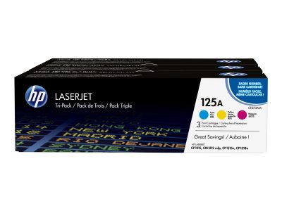 Toner HP 125A pack 3 colores C/M/Y