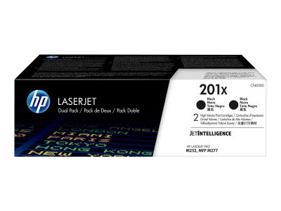Toner HP 201X negro pack 2 uds.