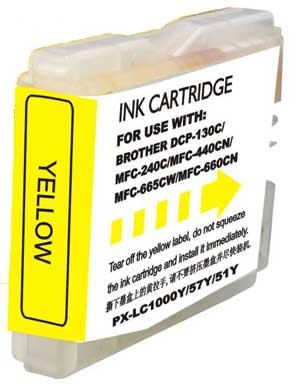 214Y Tinta EcoInk LC970/LC1000 amarillo