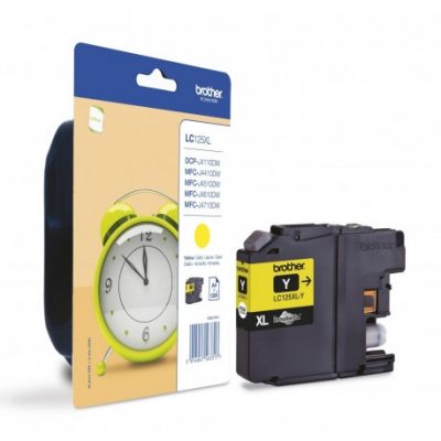 Tinta Brother LC125XL amarillo