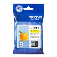 Tinta Brother LC3211 amarillo