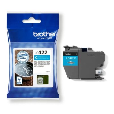 Tinta Brother LC422 cian