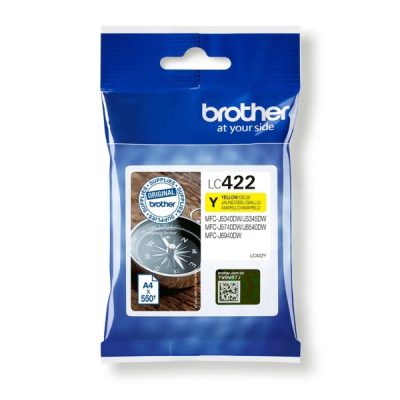 Tinta Brother LC422 amarillo