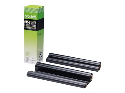 Pack 2 rollos fax térmico Brother T106