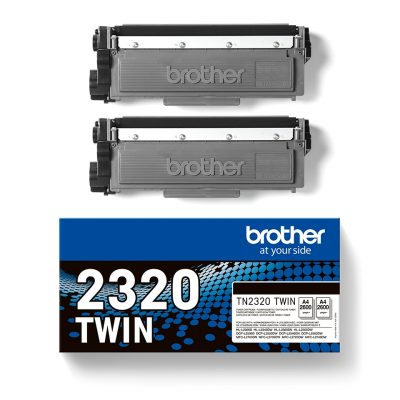 Toner Brother TN2320 negro pack 2 uds.