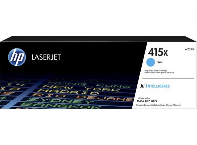 Toner HP 415X cian