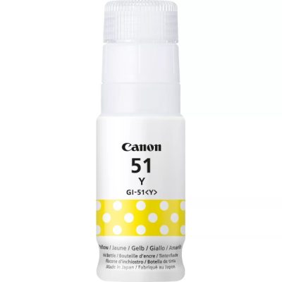 Tinta Canon GI51 amarillo botella