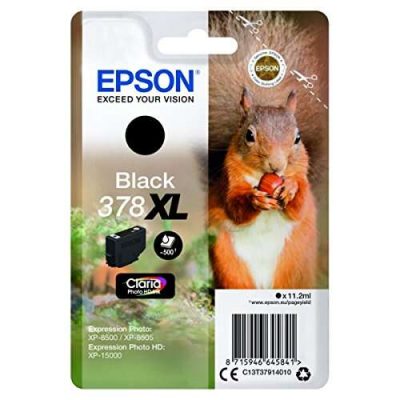 Tinta Epson T3791 negro 378XL