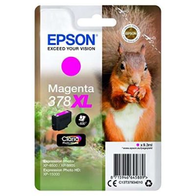 Tinta Epson T3793 magenta 378XL